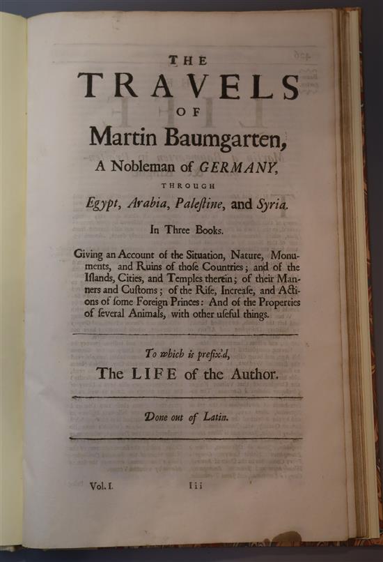 Baumgarten, Martin - The Travels of Martin Baumgarten ... through Egypt, Arabia, Palestine and Syria ... To which